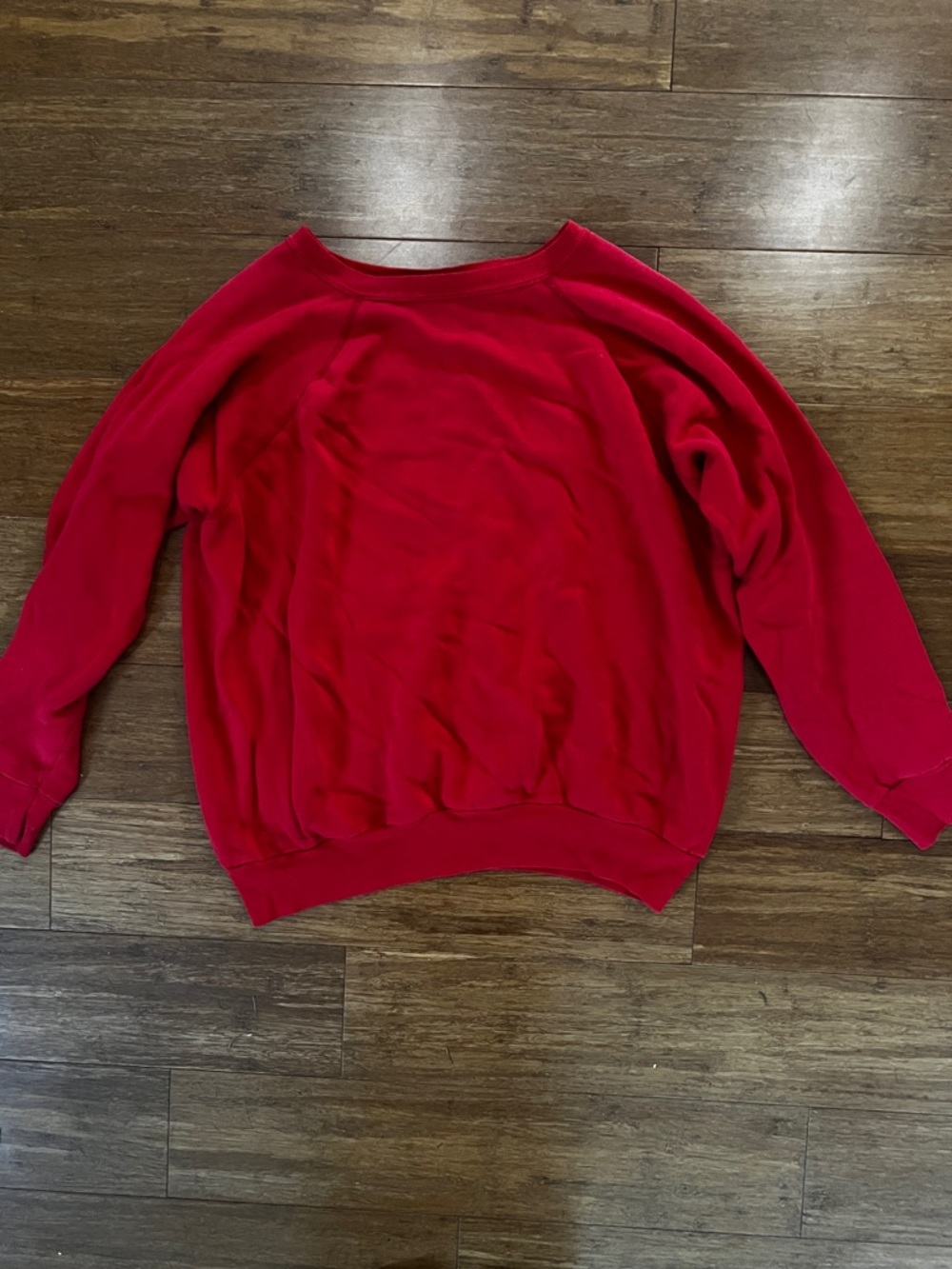 Vintage Red Crewneck Sweatshirt
